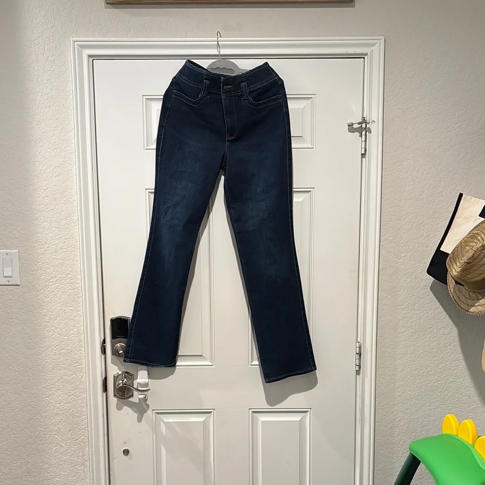NYDJ Blue Straight Leg Jeans Classic Denim - Picture 1 of 1